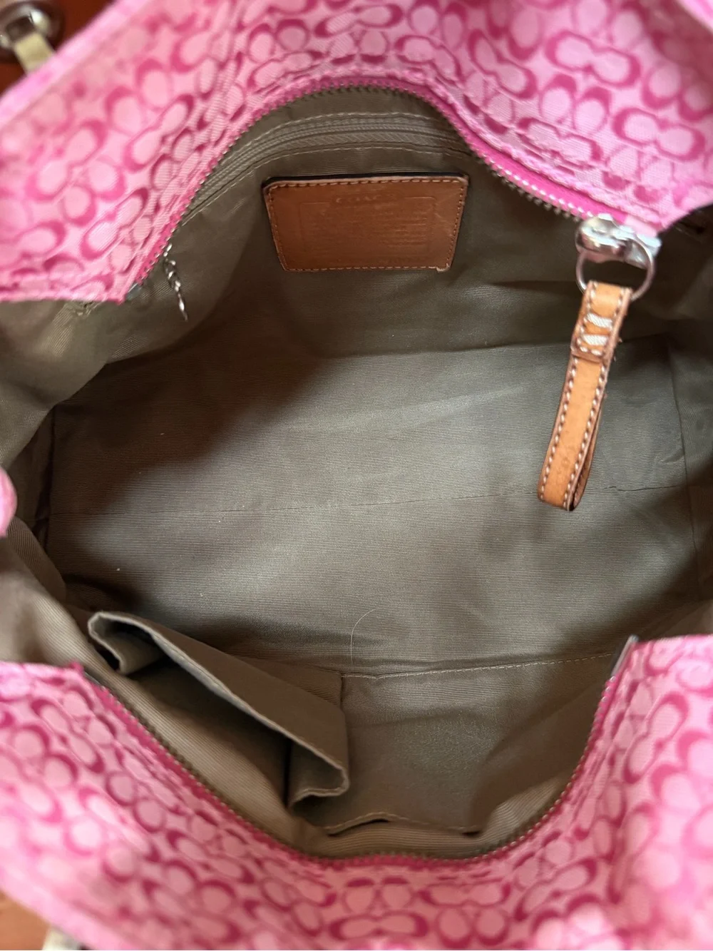 Coach shoulder tote